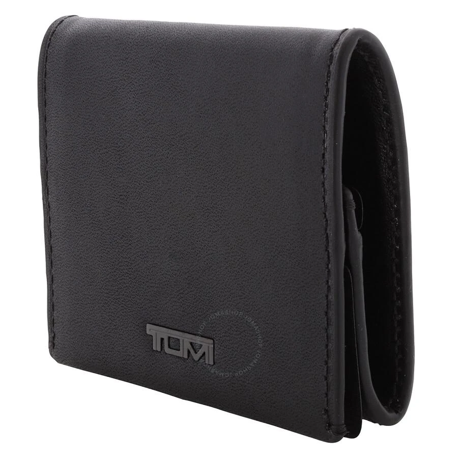 商品Tumi|Black Smooth Nassau Square Coin Case,价格¥418,第3张图片详细描述