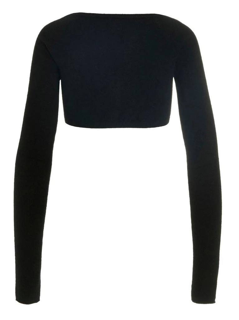 商品Max Mara|Sportmax Cropped Long-Sleeved Knitted Jumper,价格¥1455,第2张图片详细描述