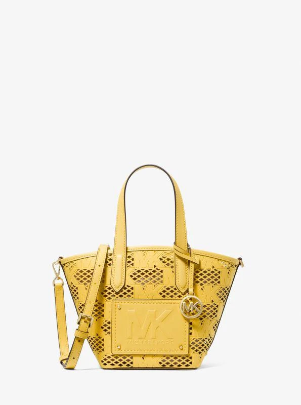 商品Michael Kors|Kimber Small 2-in-1 Logo Embossed and Perforated Tote Bag,价格¥884,第1张图片
