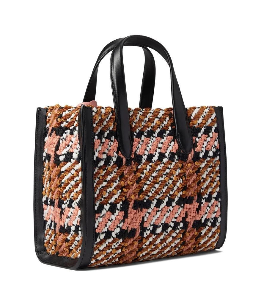 商品Kate Spade|Manhattan Plaid Chunky Woven Fabric Small Tote,价格¥2290,第2张图片详细描述