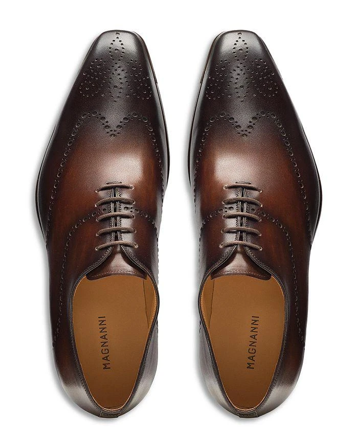 商品Magnanni|Men's Jethro Brogue Wingtip Oxfords - 100% Exclusive,价格¥1608,第2张图片详细描述