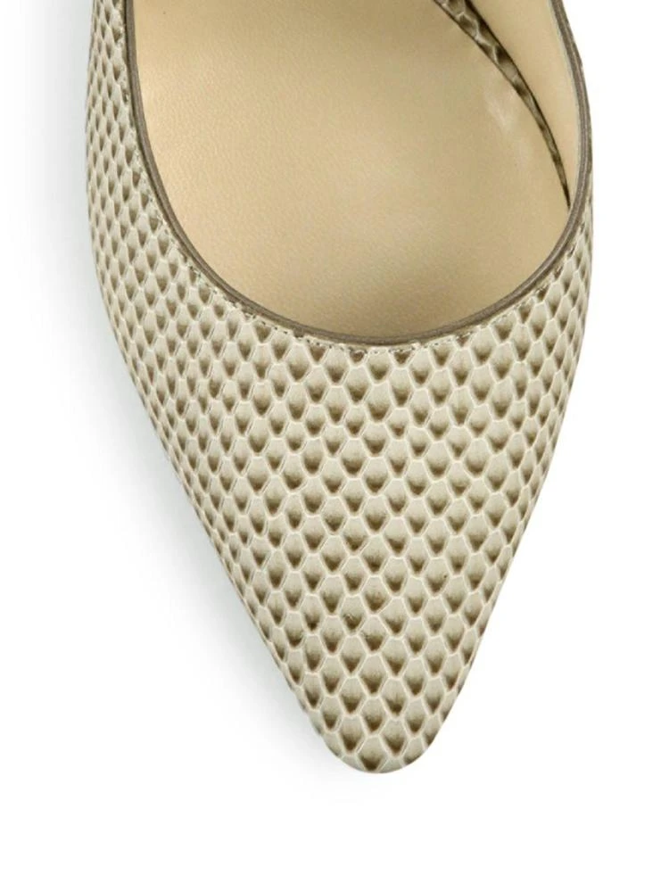 商品Jimmy Choo|Romy Snakeskin-Print Leather Point Toe Pumps,价格¥1866,第3张图片详细描述