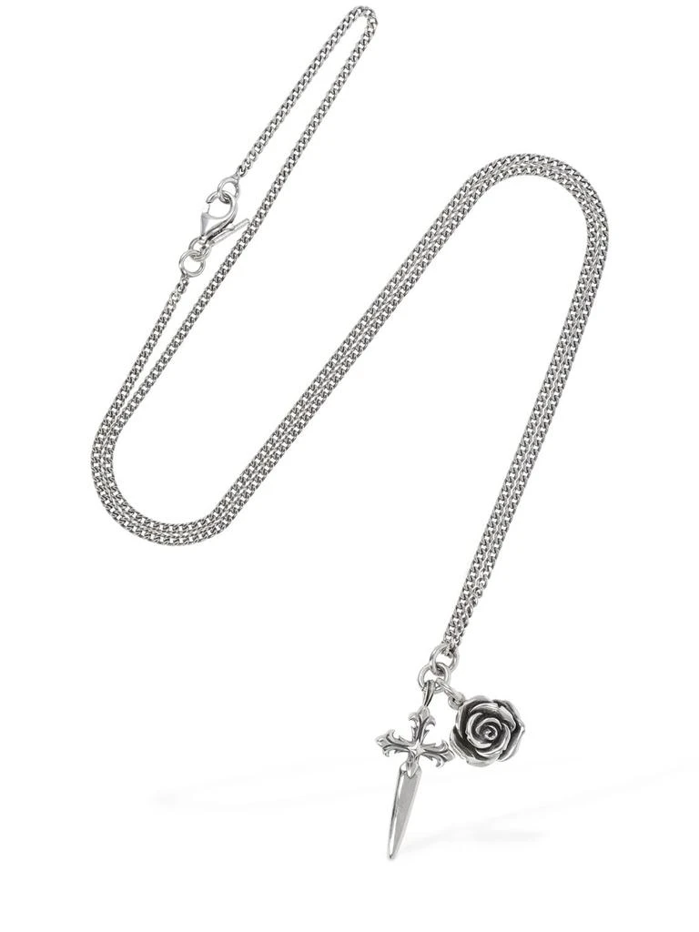 商品Emanuele Bicocchi|Cross & Rose Charm Necklace,价格¥1752,第2张图片详细描述