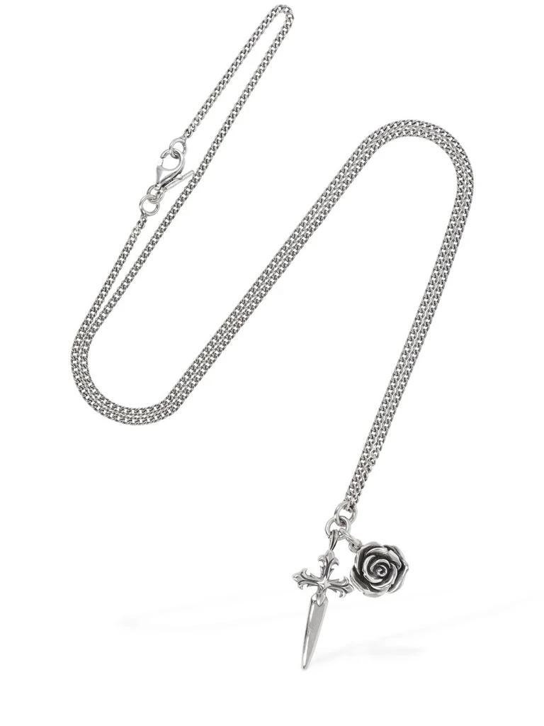 商品Emanuele Bicocchi|Cross & Rose Charm Necklace,价格¥1775,第2张图片详细描述