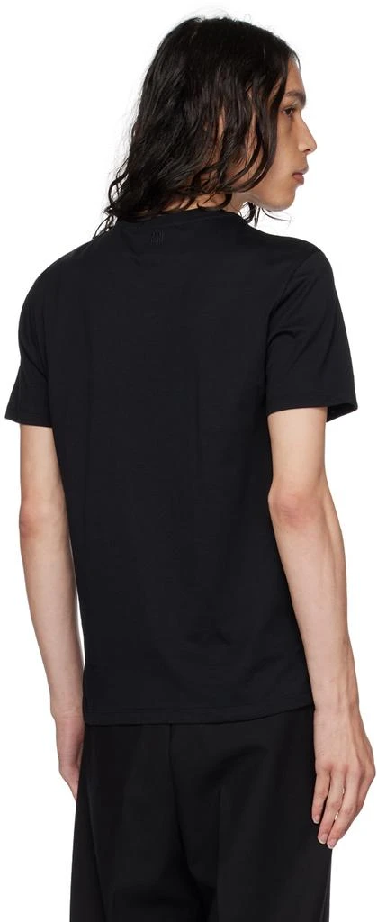 商品AMI|Black Ami de Cœur T-Shirt,价格¥487,第3张图片详细描述