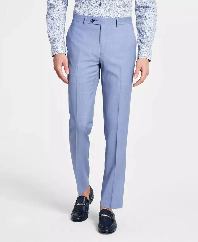 商品Bar III|Men's Slim-Fit Wool Sharkskin Suit Pants, Created for Macy's,价格¥157,第1张图片