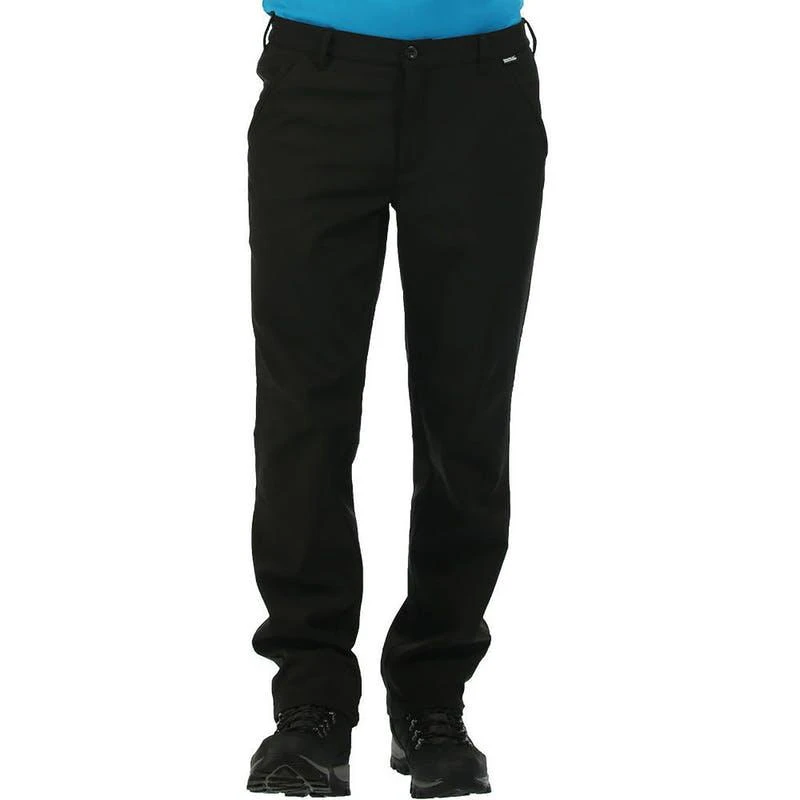 商品Regatta|Regatta Great Outdoors Mens Fenton Lightweight Softshell Trousers/Pants (Black),价格¥279,第1张图片