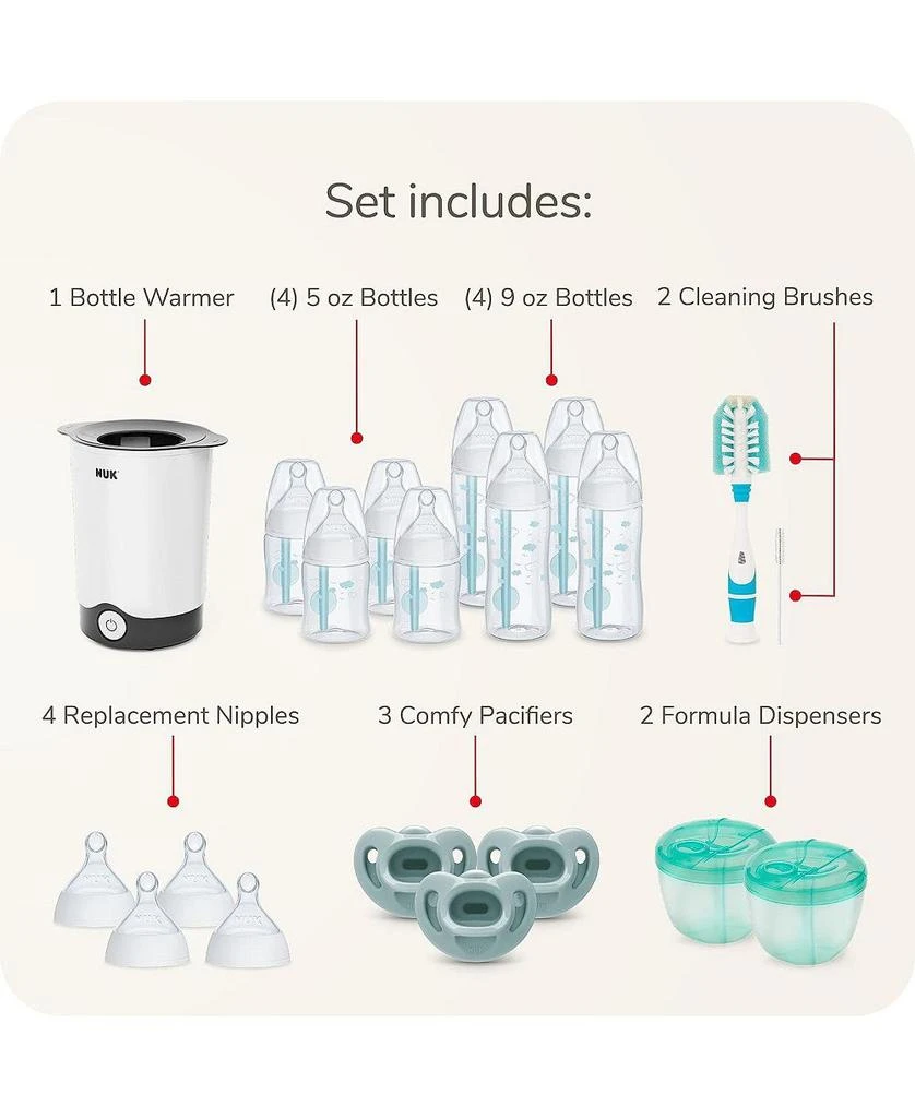 Smooth Flow Pro Anti-Colic Baby Bottle, Bottle Warmer and Accessories Gift Set, 20 Pieces 商品