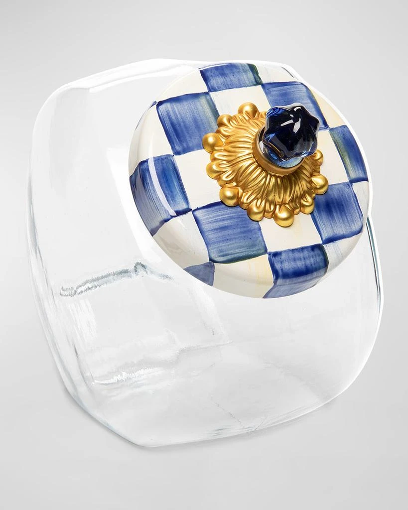 商品MacKenzie-Childs|Sweets Jar with Royal Check Lid,价格¥511,第1张图片