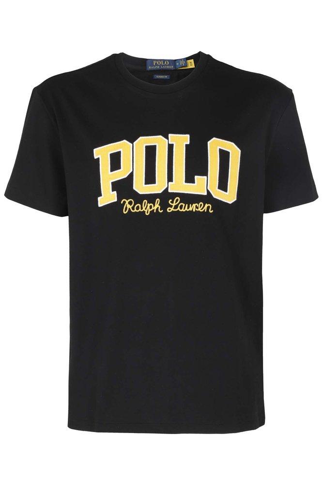 Polo Ralph Lauren Logo Embroidered Crewneck T-Shirt商品第1张图片规格展示