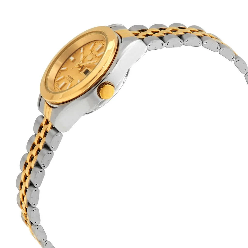 商品Seiko|Seiko Seiko 5 Automatic Gold Dial Ladies Watch SYMF80J1,价格¥1094,第2张图片详细描述