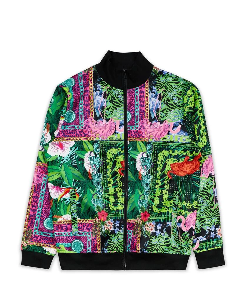 商品Reason Clothing|Botanics Allover Floral Print Track Jacket,价格¥38,第3张图片详细描述