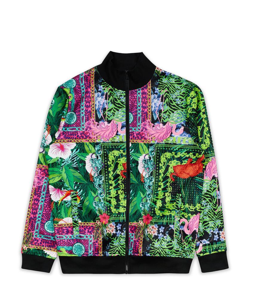 商品Reason Clothing|Botanics Allover Floral Print Track Jacket,价格¥111,第6张图片详细描述