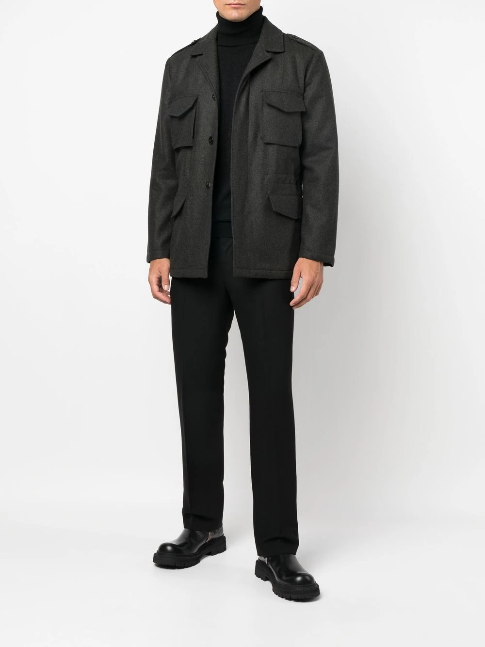 商品【商品预售7天】 BOGLIOLI|BOGLIOLI 男士西服 OC0125BUC707585 灰色,价格¥2831,第6张图片详细描述