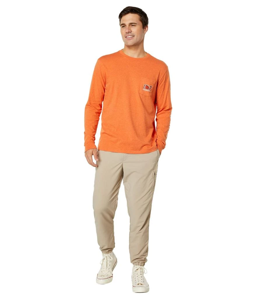 商品Vineyard Vines|Long Sleeve Football Whale Pocket Tee,价格¥413,第4张图片详细描述