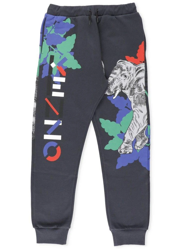 商品Kenzo|Kenzo Kids Logo Printed Tapered Trousers,价格¥437,第1张图片