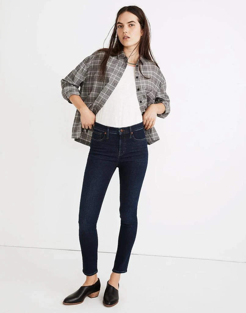 商品Tall 9" Mid-Rise Skinny Jeans in Orland Wash: TENCEL|Denim Edition,价格¥596,第1张图片
