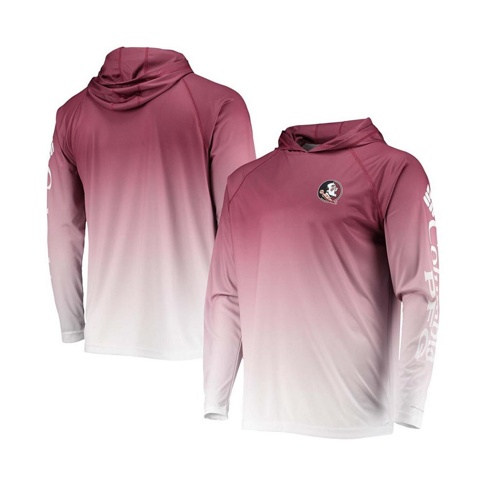 Men's Garnet Florida State Seminoles Terminal Tackle Omni-Shade UPF 50 Long Sleeve Hooded T-shirt商品第1张图片规格展示