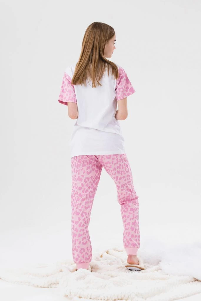 商品HYPE GIRLS|HYPE GIRLS PINK LEOPARD SCRIPT PJ'S,价格¥261,第3张图片详细描述