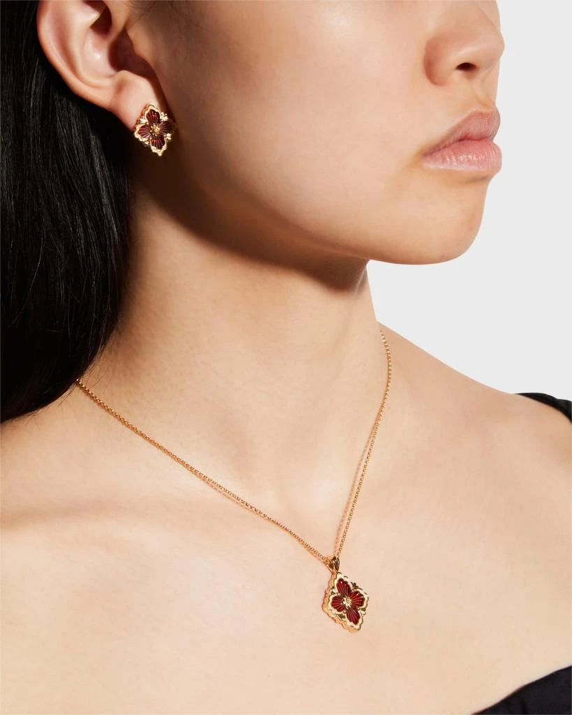 商品Buccellati|Opera Tulle Pendant Necklace with Big Motif Red and 18K Yellow Gold,价格¥32156,第5张图片详细描述