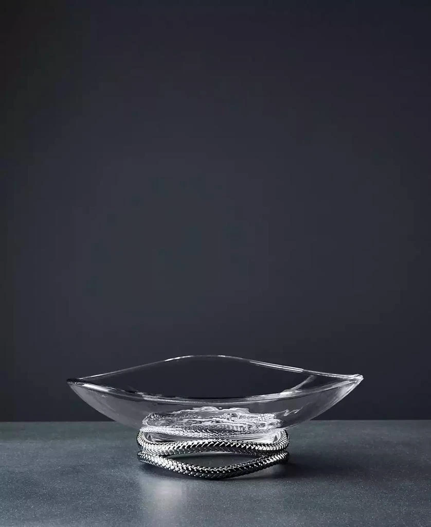 商品Nambé|Nambe Braid 11" Glass Centerpiece Bowl,价格¥793,第4张图片详细描述
