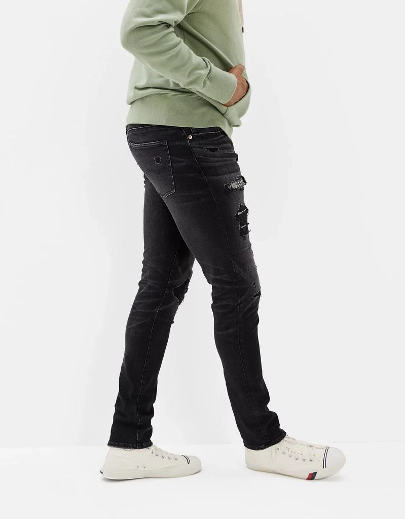 商品AE|AE AirFlex 360 Patched Slim Jean,价格¥153,第5张图片详细描述