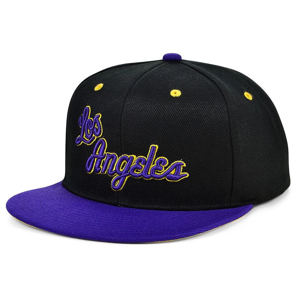 商品Mitchell and Ness|Men's Los Angeles Lakers Hardwood Classic Reload Snapback Cap,价格¥240,第1张图片