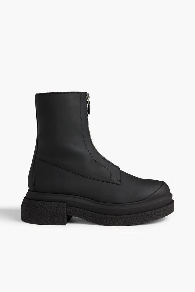 商品Stuart Weitzman|Charli faux leather ankle boots,价格¥2405,第1张图片