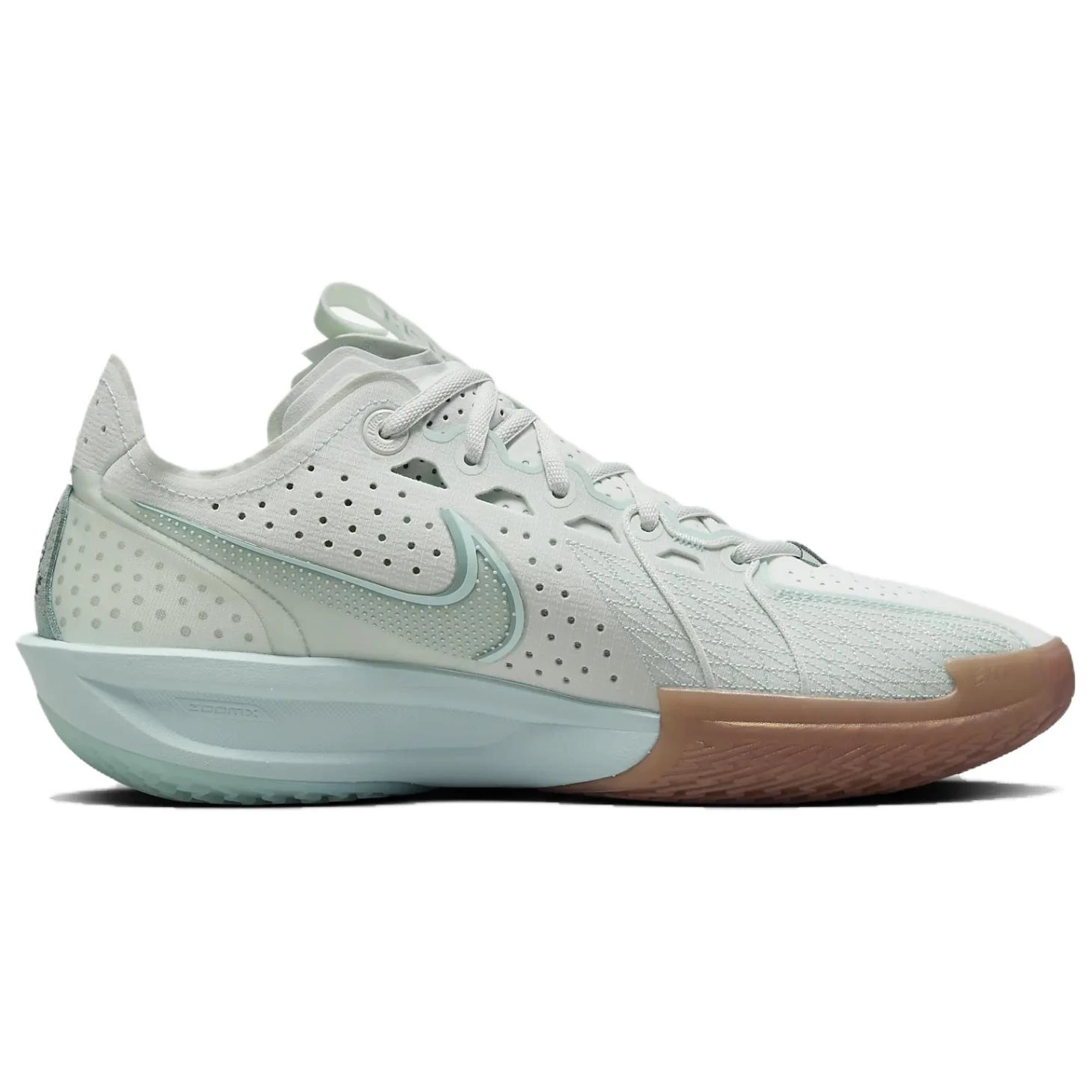 商品[国内直发] NIKE|Air Zoom G.T. Cut 3 柔软舒适 低帮 篮球鞋 男女同款 浅绿色,价格¥1719,第3张图片详细描述
