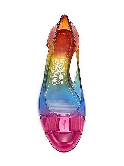 商品Salvatore Ferragamo|Vara Cut-Out Jelly Pumps,价格¥4024,第7张图片详细描述