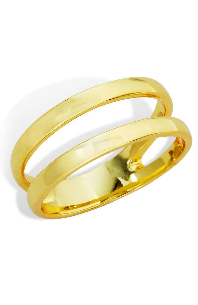 商品Savvy Cie Jewels|Gold Plate Open Ring,价格¥152,第1张图片