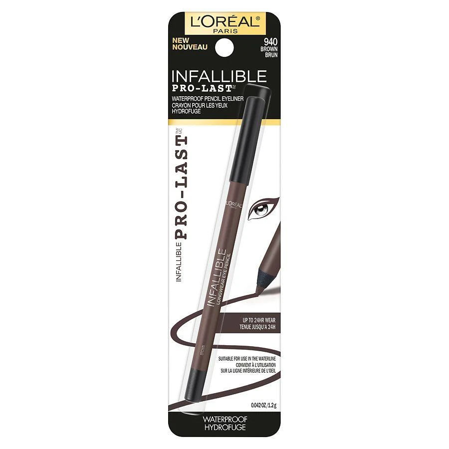 商品L'Oreal Paris|Pro-Last Waterproof Pencil Eyeliner,价格¥86,第3张图片详细描述