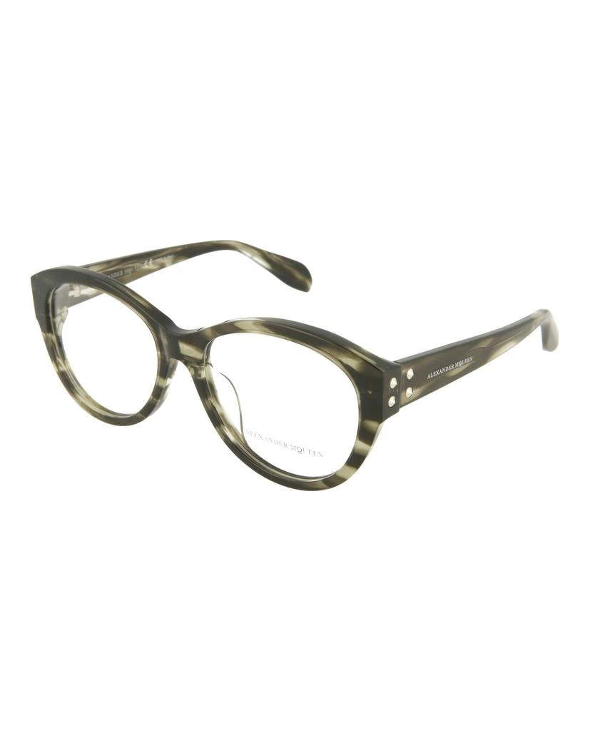 商品Alexander McQueen|Round-Frame Optical Glasses,价格¥956,第2张图片详细描述