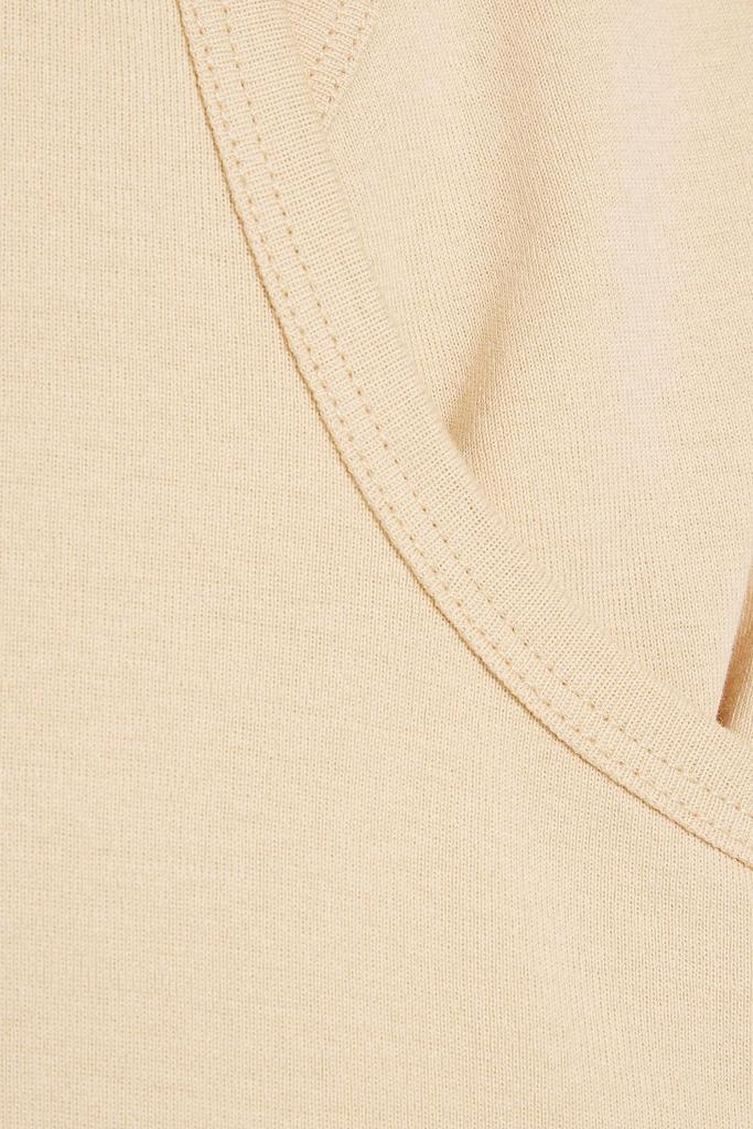 Cutout cotton-jersey top商品第4张图片规格展示