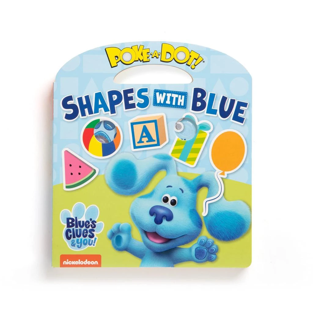 商品Melissa & Doug|Melissa & Doug Blue's Clues & You! Children's Book - Poke-A-Dot: Shapes with Blue,价格¥82,第1张图片