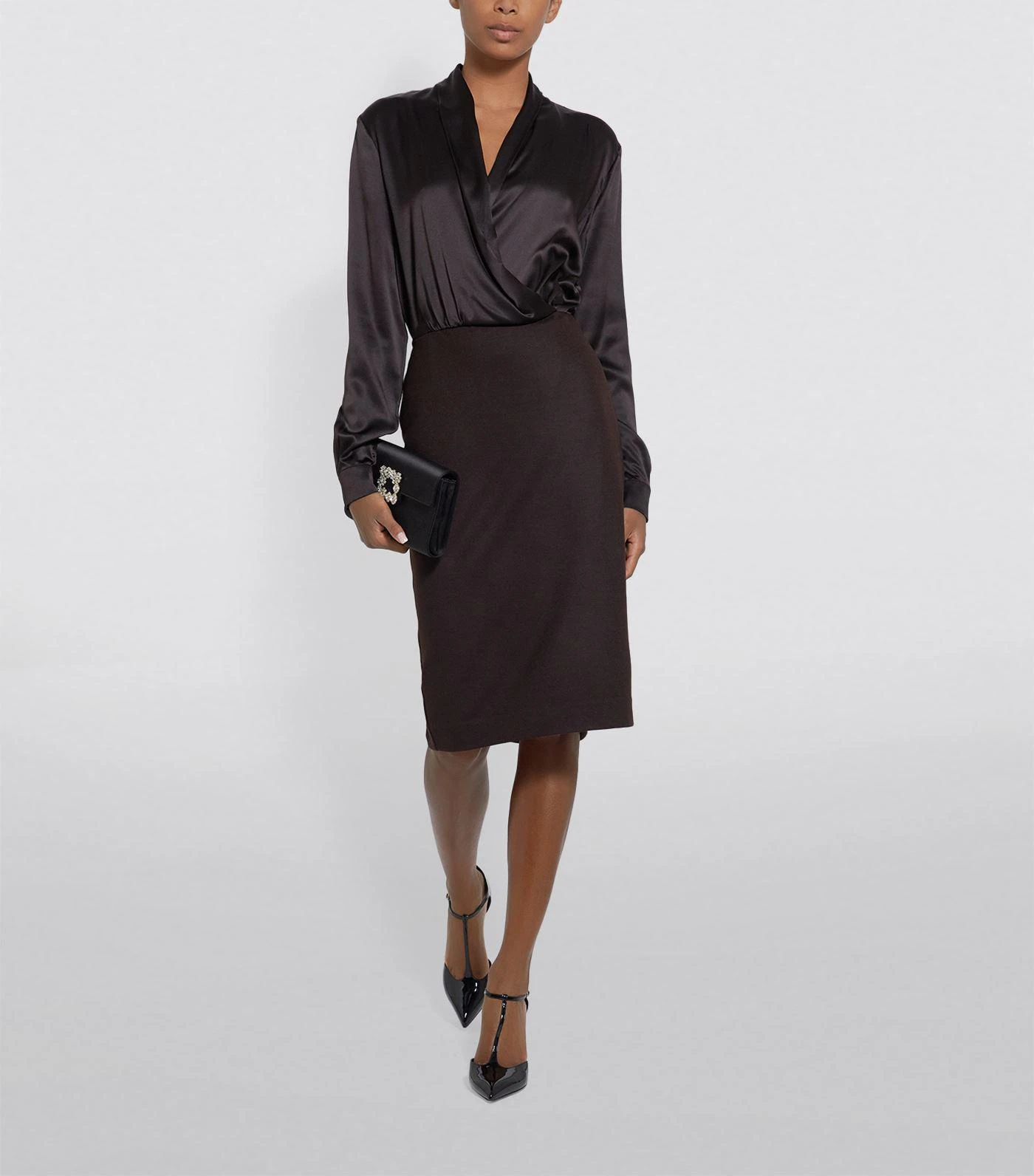 商品Max Mara|Wrap Detail Dress,价格¥2289,第4张图片详细描述