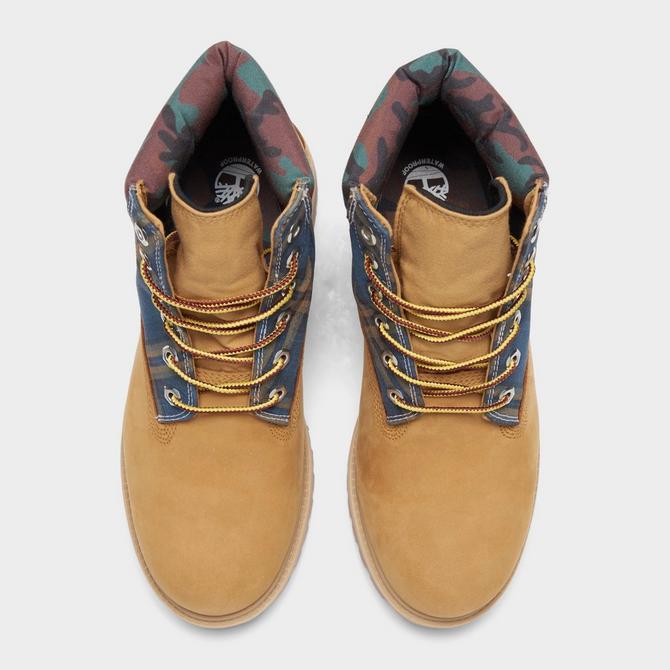 Big Kids' Timberland 6 Inch Heritage Waterproof Boots商品第5张图片规格展示