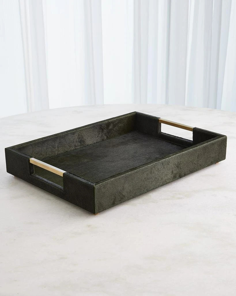 商品Global Views|Posh Hair Hide Tray, 22" x 16",价格¥5395,第1张图片
