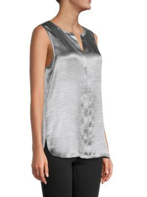 商品DKNY|Sleeveless Split Neck Top,价格¥119,第3张图片详细描述