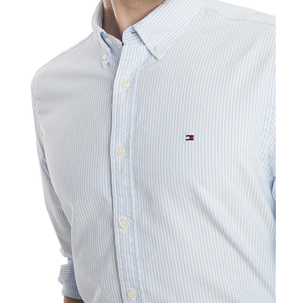 商品Tommy Hilfiger|Men's New England Stripe Shirt, Created for Macy's,价格¥453,第7张图片详细描述