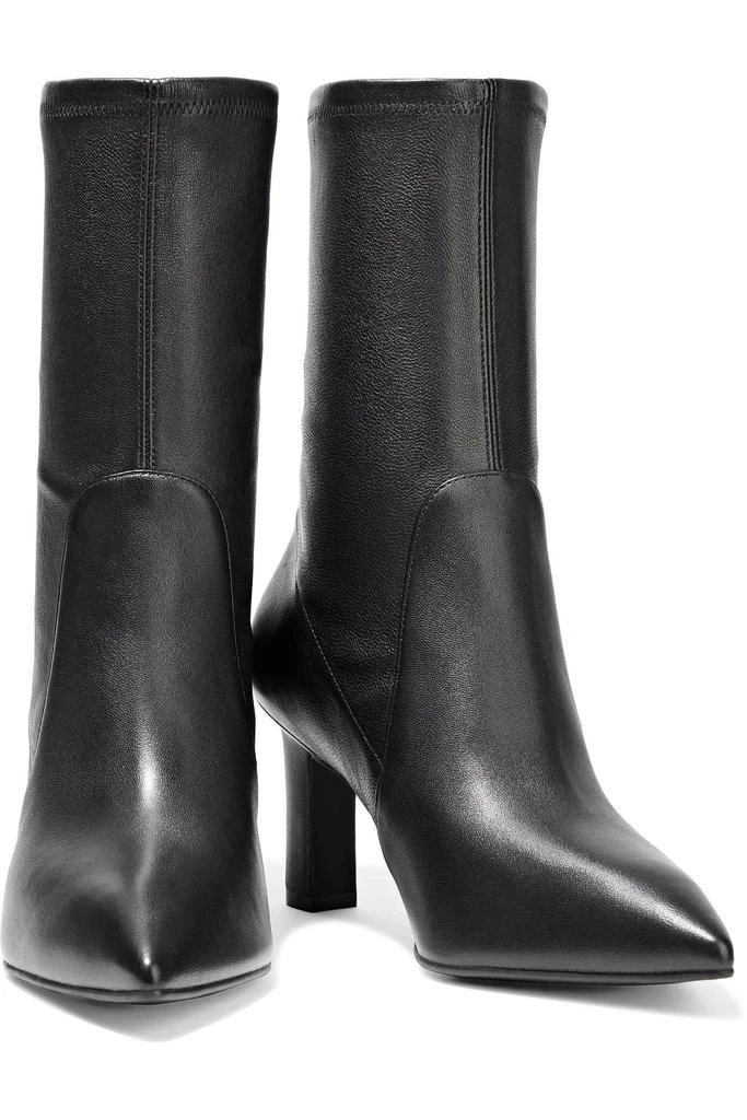 商品Stuart Weitzman|Brandie leather sock boots,价格¥889,第2张图片详细描述