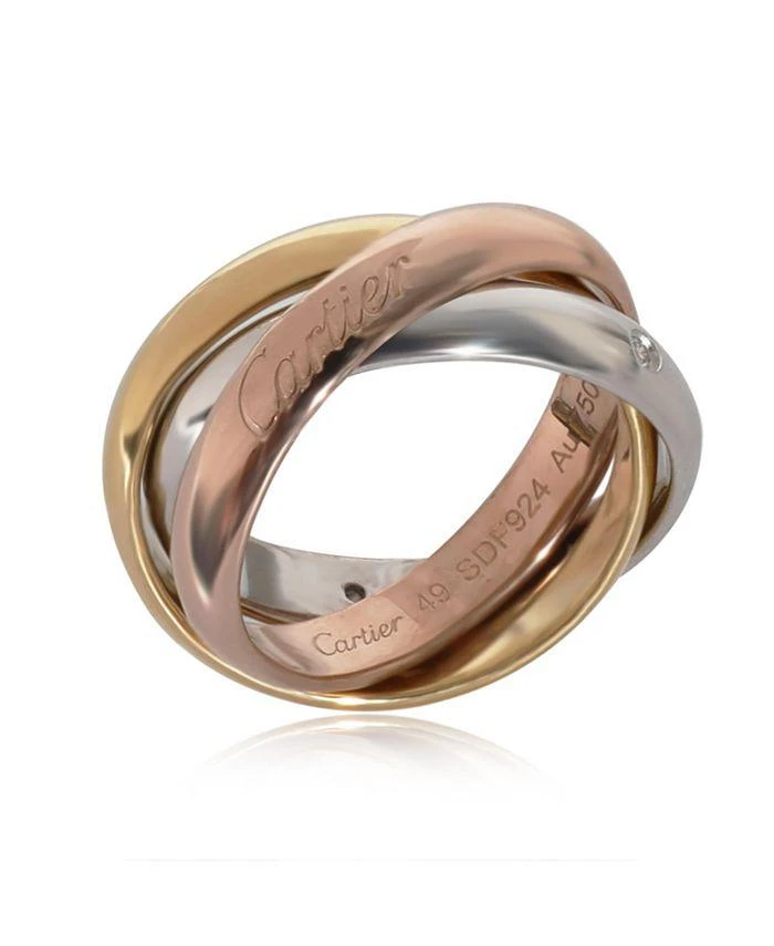 商品[二手商品] Cartier|Trinity Ring in 18K 3-Tone Gold,价格¥15276,第3张图片详细描述