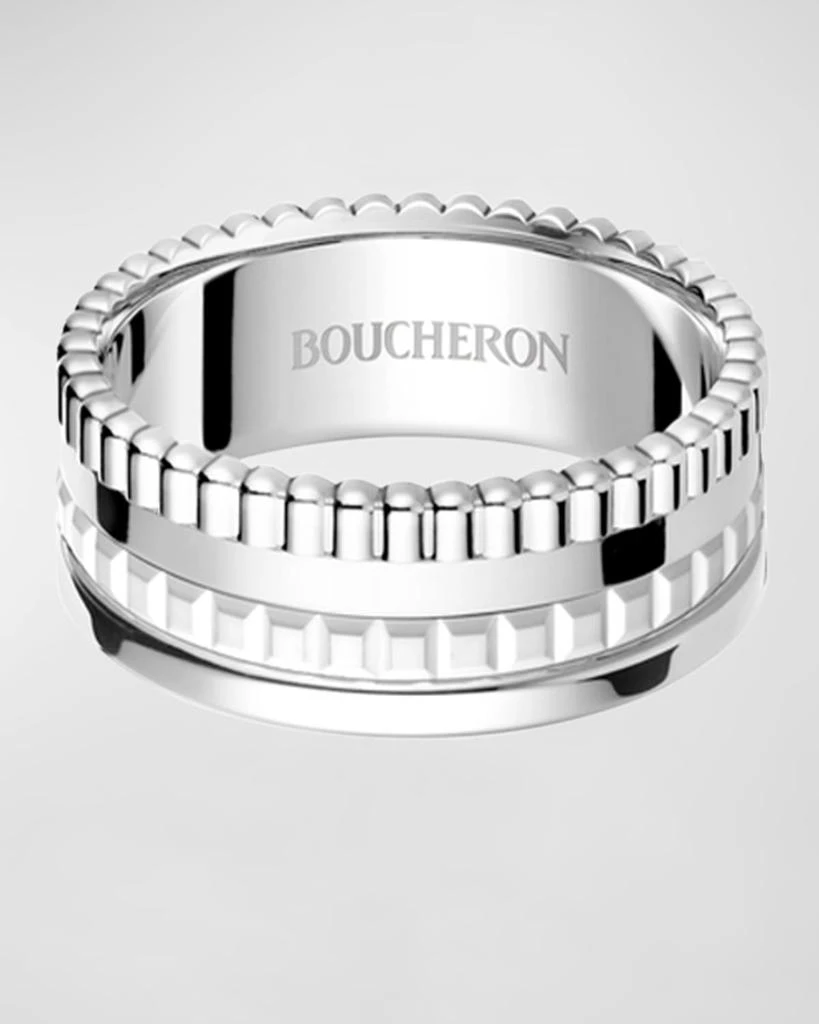 商品Boucheron|Quatre 18K White Gold Narrow Ring,价格¥35021,第1张图片