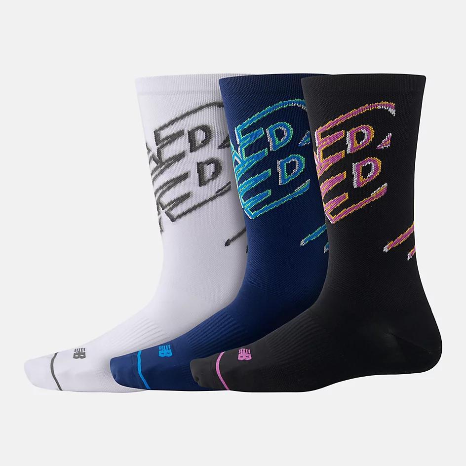 商品New Balance|Run Fast Flight Crew Socks 3 Pack,价格¥118,第1张图片