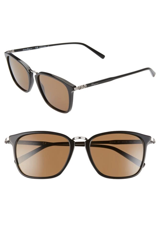 商品Salvatore Ferragamo|Salvatore Ferragamo 54mm Square Sunglasses,价格¥745,第1张图片详细描述