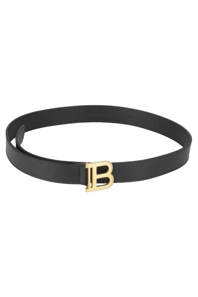 商品Balmain|Balmain Kids Logo Plaque Buckle Belt,价格¥580,第1张图片