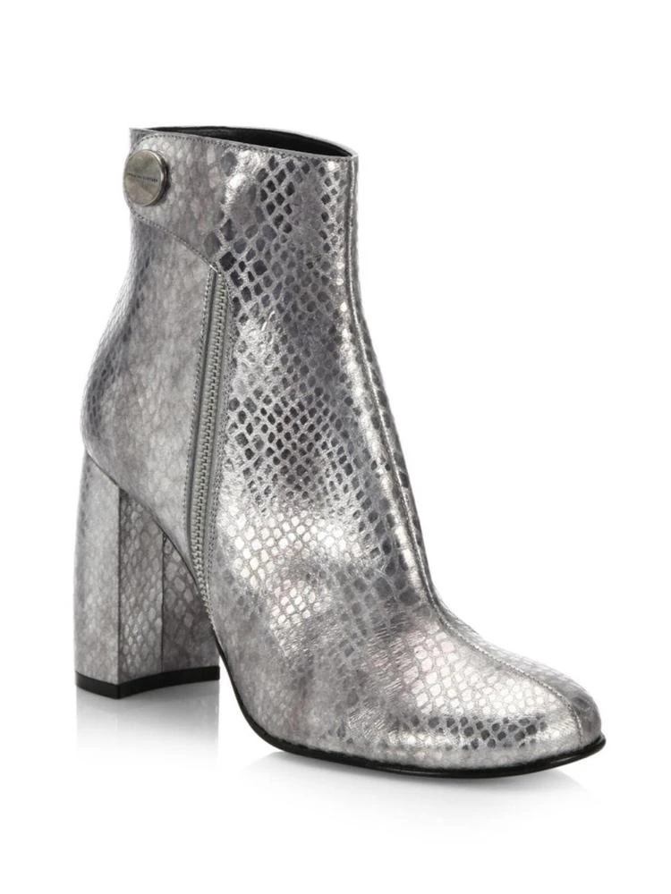 商品Stella McCartney|Curved Heel Metallic Booties,价格¥1878,第1张图片