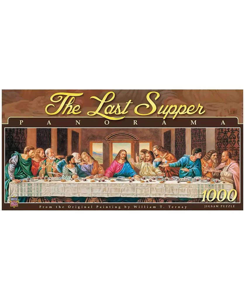 商品MasterPieces Puzzles|The Last Supper Panorama Puzzle Set, 1000 Piece,价格¥150,第1张图片