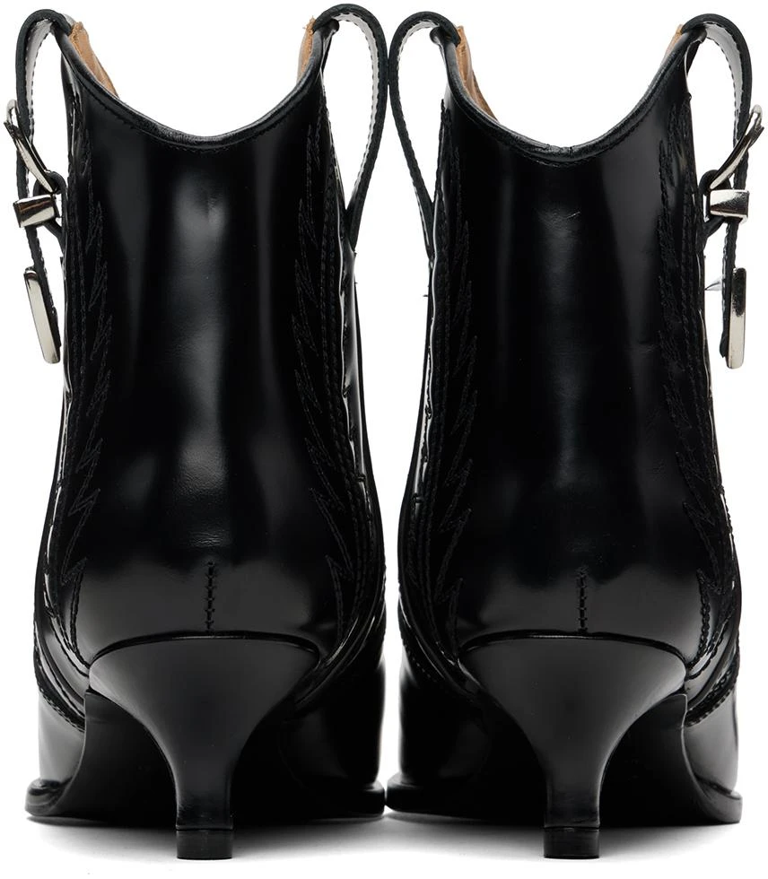 商品Toga Pulla|Black Western Heeled Boots,价格¥774,第2张图片详细描述