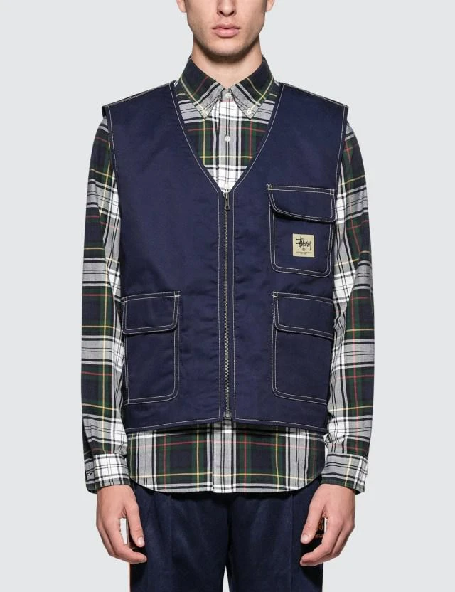 商品STUSSY|Poly Cotton Work Vest,价格¥1268,第1张图片